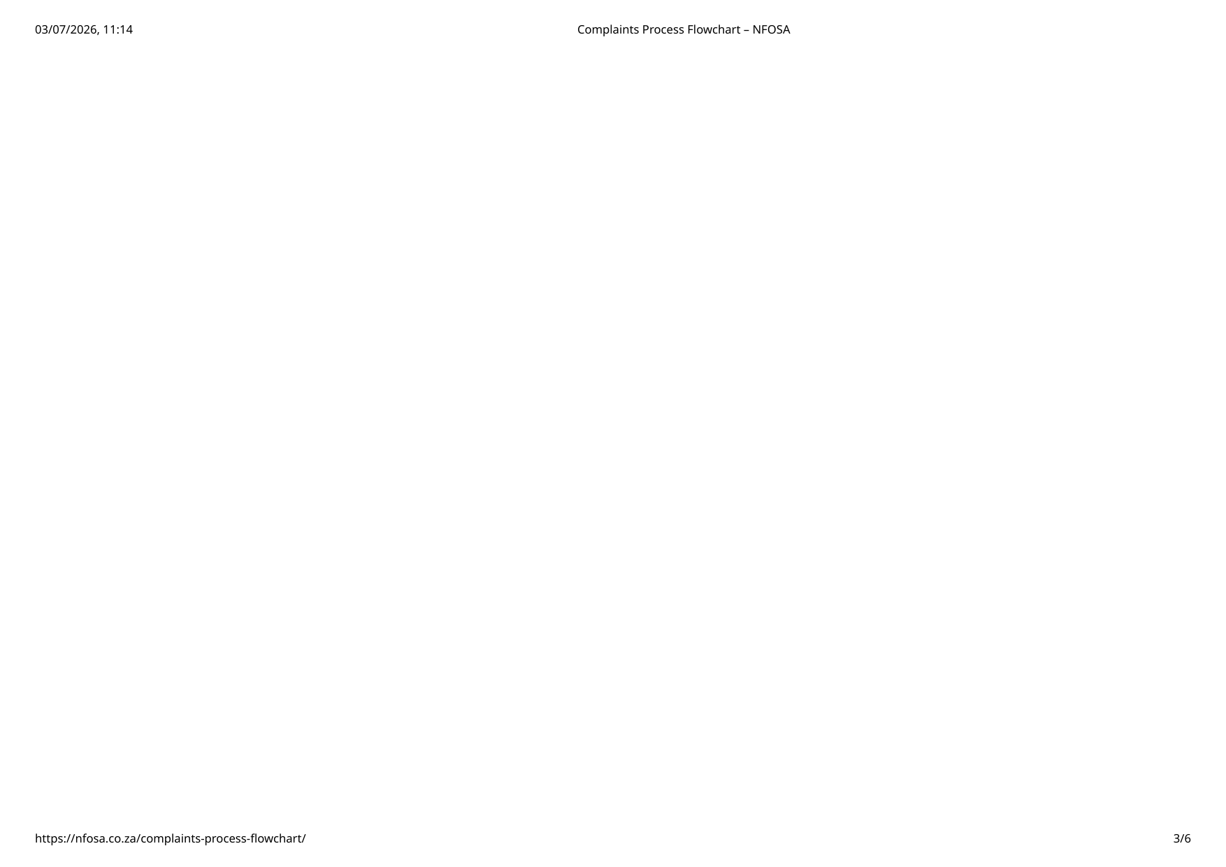 NFO complaints process step 3